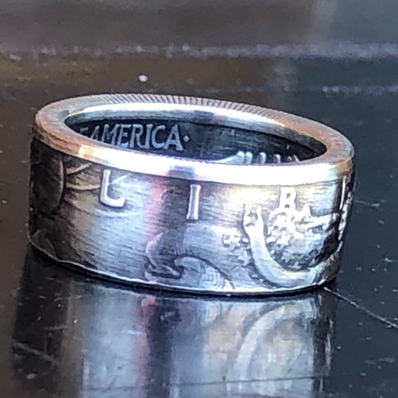 COPY - WalkingLibertyHalf $ Silver90%Coin RingSiz… - Picture 4 of 8